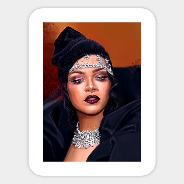 Rihanna Sticker by dmitryb1